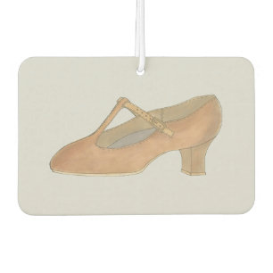 Tan Character Dance Shoe Musical Theater Teacher Luchtverfrisser