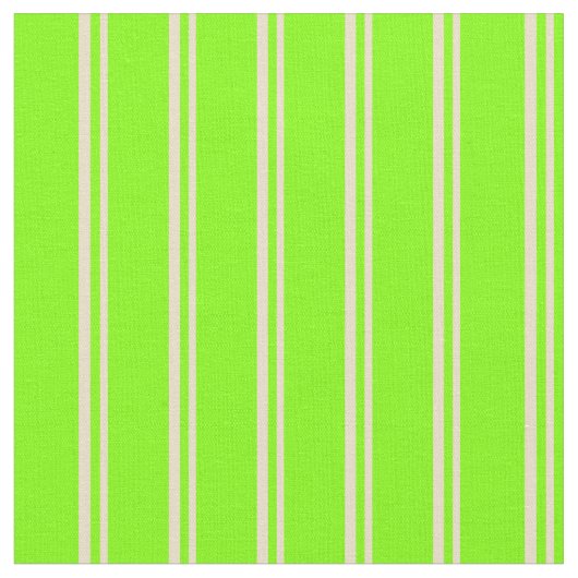 Tan & Chartreuse gekleurde strepen Stof (Close Up)