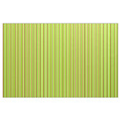 Tan, Chartreuse, Gele & Donkerrode gekleurde lijne Stof (Fat Quarter)