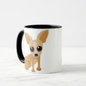  Tan Chihuahua Mok (Voorkant links)