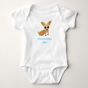  Tan Chihuahua Romper