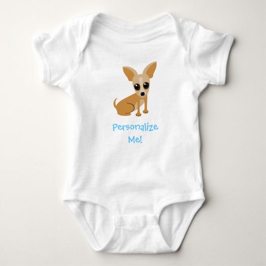 Tan Chihuahua Romper (Voorkant)