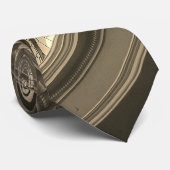 tan-cirkelvormig patroon stropdas (Opgerold)