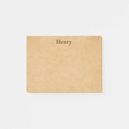 Tan Classic Trendy Post-it® Notes