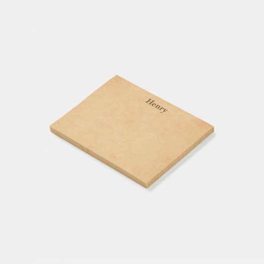 Tan Classic Trendy Post-it® Notes (Schuin)
