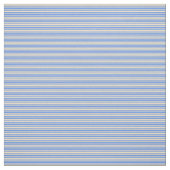 Tan & Cornflower Blue Striped/Lined Pattern Stof (Swatch)