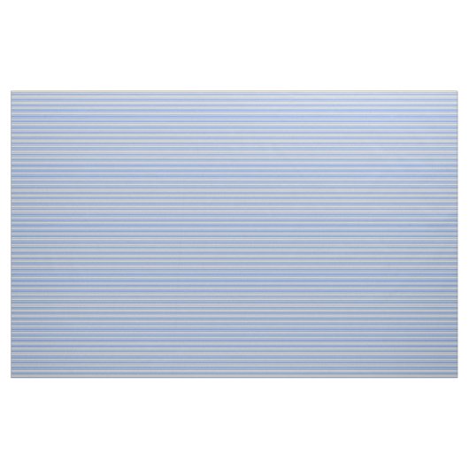 Tan & Cornflower Blue Striped/Lined Pattern Stof (Fat Quarter)
