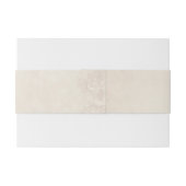 Tan Cream bruid bruidegom namen bruiloft Uitnodigingen Wikkel (Achterkant Voorbeeld)