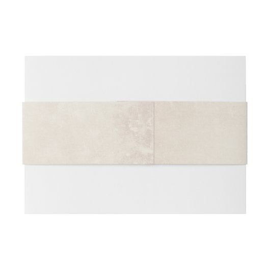 Tan Cream bruid bruidegom namen bruiloft Uitnodigingen Wikkel (Achterkant Voorbeeld)