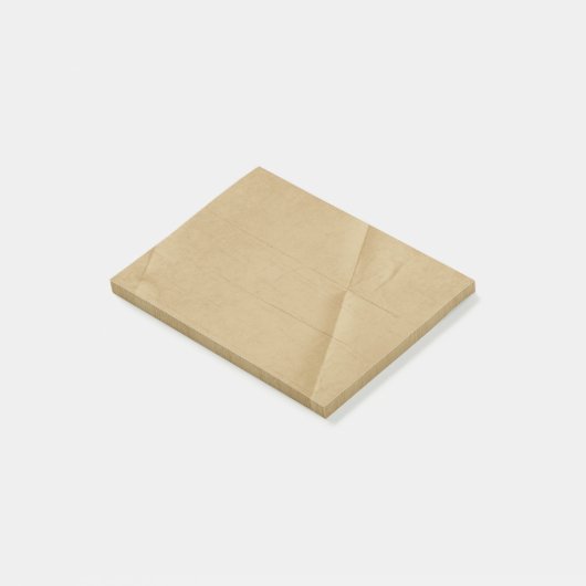 Tan Cream Folded Creased Background Post-it® Notes (Schuin)