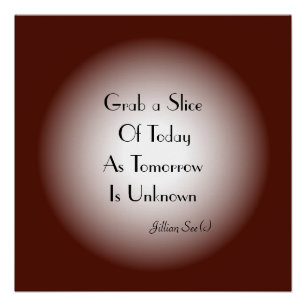 Tan Cream met Moon Effect> Citeert Poster