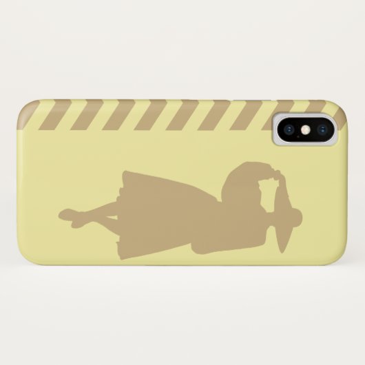 Tan Cream Neutral Chevrons Mode Case-Mate iPhone Case (Achterkant (horizontaal))