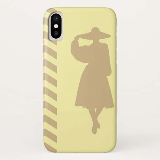 Tan Cream Neutral Chevrons Mode Case-Mate iPhone Case (Achterkant)