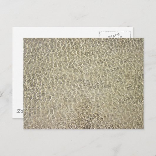 Tan Crocodile Leather Pattern Briefkaart (Voorkant / Achterkant)