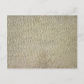 Tan Crocodile Leather Pattern Briefkaart (Voorkant)