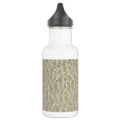 Tan Crocodile Leather Pattern Waterfles (Links)