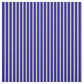Tan & Dark Blue Striped Pattern Stof (Swatch)