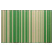 Tan & Dark Green Lines Pattern Stof (Fat Quarter)