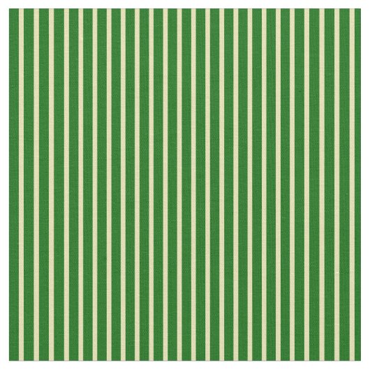 Tan & Dark Green Pattern Stof (Close Up)