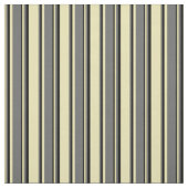 Tan, Dim Gray en Black Pattern of Stripes Stof (Swatch)