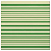 Tan & Donkergroen gekleurd striped/Lined Pattern Stof (Swatch)
