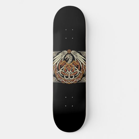 Tan Dragons Persoonlijk Skateboard (Voorkant)