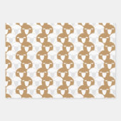 Tan Eid Adha Mubarak Kaaba Schapen Patroon Inpakpapier Vel (Voorkant 3)