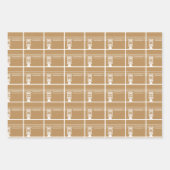 Tan Eid Adha Mubarak Kaaba Schapen Patroon Inpakpapier Vel (Voorkant)