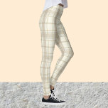 Tan en beige Tartan Patroon Leggen Pants Leggings<br><div class="desc">Tan en beige Tartan Patroon Leggen Pants</div>