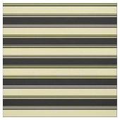 Tan en Black Striped Pattern Stof (Swatch)