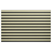 Tan en Black Striped Pattern Stof (Fat Quarter)