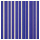 Tan en Blue Striped Pattern Stof (Swatch)