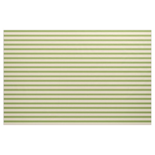 Tan en Green Lined Pattern Stof (Fat Quarter)