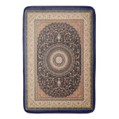 Tan en Green Persian Carpet Bath Mat (Voorkant Verticaal)
