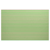 Tan en Lime Green met gekleurde stripte patronen Stof (Fat Quarter)