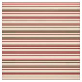 Tan en Maroon Patroon Stof (Swatch)