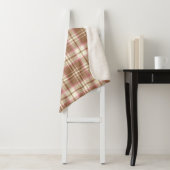 Tan en Pink Pset Sherpa Blanket Deken (In situ)