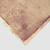 Tan en Rust Alice in Wonderland met Flamingo Tissuepapier (Detail)