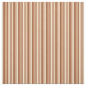 Tan en Sienna Stripes Patroon Stof (Swatch)