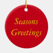 Tan en White Chihuahua Keramisch Ornament (Achterkant)