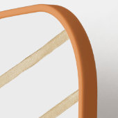 Tan en Wit Modern Monogram Pickleball Paddle (Links Detail)