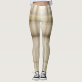 Tan en witte Leggings (Voorkant)