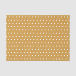 TAN- EN WITTE POLKA-DOTS TISSUEPAPIER