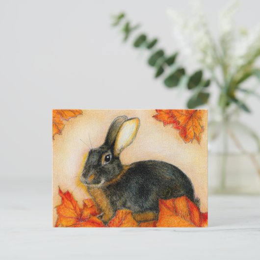 TAN EN ZWARTE BRIEFKAART (Staand voorkant)