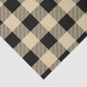  tan en zwarte buffelplaat tissuepapier (Detail)