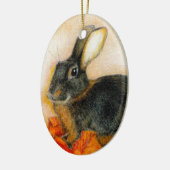 TAN EN ZWARTE KERAMISCH ORNAMENT (Links)