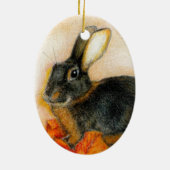 TAN EN ZWARTE KERAMISCH ORNAMENT (Achterkant)