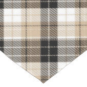 Tan en zwarte vlecht tafelkleed (Gekanteld)