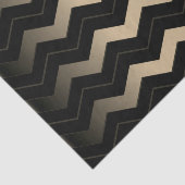 Tan en zwarte zigzag tissuepapier (Detail)