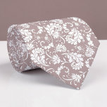 Tan Floral Pattern Custom Necktie Stropdas<br><div class="desc">This custom necktie features a sophisticated floral pattern, making it a stylish and unique accessory. It's perfect for adding a touch of personality to any outfit, whether it's for a special occasion or everyday wear. The high-quality fabric ensures a comfortable and long-lasting wear, and the custom design allows you to...</div>